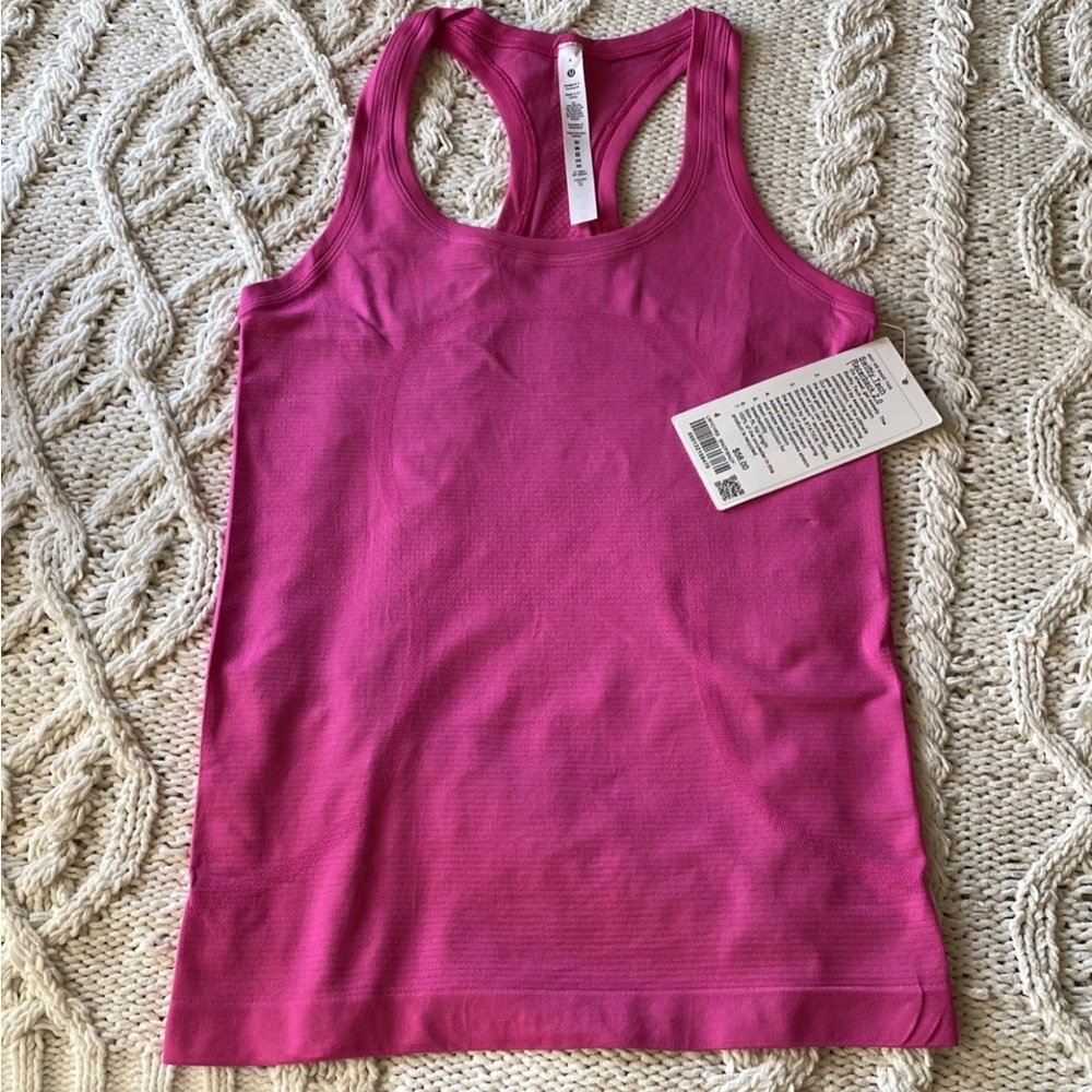 Lululemon Swiftly Tech Racerback Tank Sonic Pink Size 4